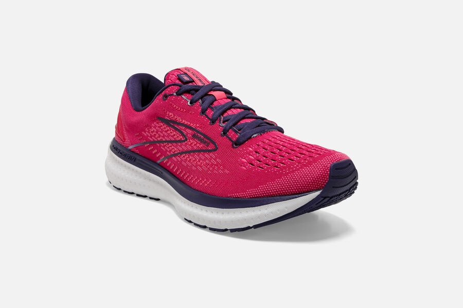 Brooks Glycerin 19 Road Running Shoes Womens Red/Black 970148-ENG